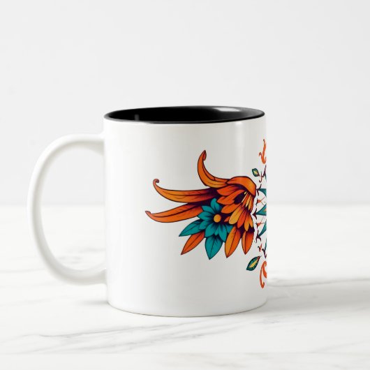 ザクラシック2音式コーヒーマグ ツートーンマグカップ (左)