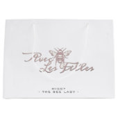 ザクラスビーキーパーコレクションハイブガーデントート ラージペーパーバッグ (正面)