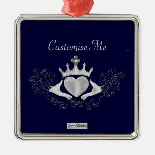 ザクラダグ（シルバー） メタルオーナメント (正面)