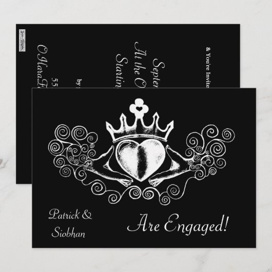 ザクラダグ（白） 招待状 (正面/裏面)