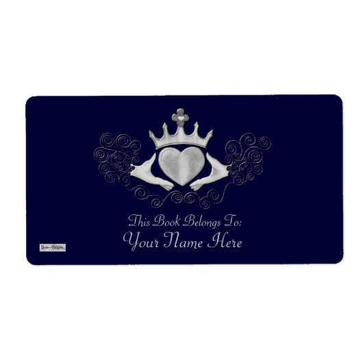 ザクラダグ(蔵書票) （シルバー） ラベル (正面)