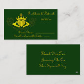 ザクラダグ(金ゴールド結婚) プレイスカード (正面/裏面)