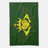 ザクラダグ(金ゴールド) キッチンタオル (縦)