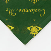 ザクラダグ(金ゴールド) フリースブランケット (角)