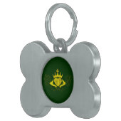 ザクラダグ(金ゴールド) ペットネームタグ (正面右)