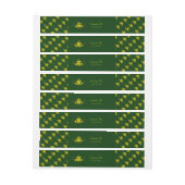 ザクラダグ(金ゴールド) ラップアラウンド宛名ラベル (シート)