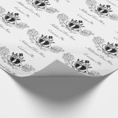 ザクラダグ（黒） ラッピングペーパー (角)