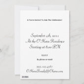 ザクラダグ(黒) 招待状 (裏面)