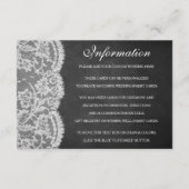 ザクラックボード&レース結婚ズコレクション エンクロージャーカード (正面)