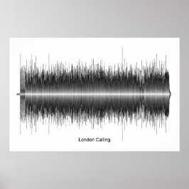 ザクラッシュロンドンSoundwave Artを呼び出す ポスター