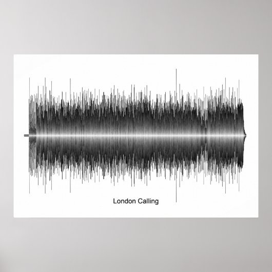 ザクラッシュロンドンSoundwave Artを呼び出す ポスター (正面)