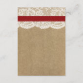 ザクラフト素朴サンフラワー結婚ズコレクション エンクロージャーカード (裏面)