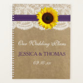 ザクラフト素朴サンフラワー結婚ズコレクション プランナー手帳 (正面)