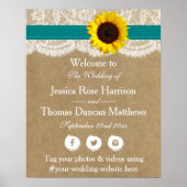 ザクラフト素朴サンフラワー結婚ズコレクション ポスター (正面)