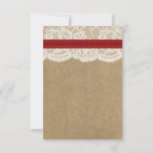 ザクラフト素朴サンフラワー結婚ズコレクション 出欠カード (裏面)