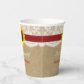 ザクラフト素朴サンフラワー結婚ズコレクション 紙コップ (右)