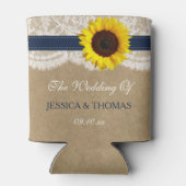 ザクラフト素朴サンフラワー結婚ズコレクション 缶クーラー (裏面)