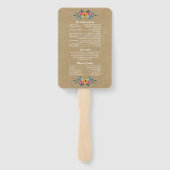 ザクラフト素朴フローラリース結婚ズコレクション ハンドファン (裏面)