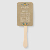 ザクラフト素朴フローラリース結婚ズコレクション ハンドファン (正面)