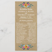 ザクラフト素朴フローラリース結婚ズコレクション プログラム (正面)