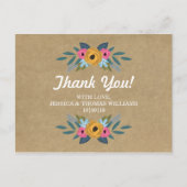 ザクラフト素朴フローラリース結婚ズコレクション ポストカード (正面)