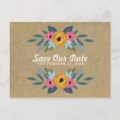 ザクラフト素朴フローラリース結婚ズコレクション 案内ポストカード (正面)