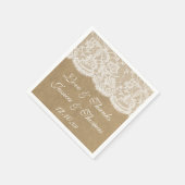 ザクラフト&レース結婚ズコレクション スタンダードカクテルナプキン (角)