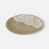 ザクラフト&レース結婚ズコレクション ペーパープレート (アングル)