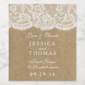 ザクラフト&レース結婚ズコレクション ワインラベル (シングルラベル)