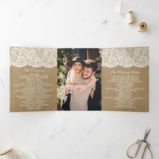 ザクラフト&レース結婚ズコレクション 三つ折りプログラム (内部)