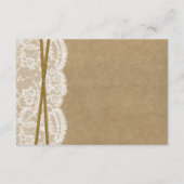 ザクラフト、レース&ひまわりコレクション詳細カード エンクロージャーカード (裏面)