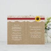 ザクラフト、レース&ひまわりコレクション – 赤 (スタンド正面)