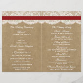 ザクラフト、レース&ひまわりコレクション – 赤 (裏面)