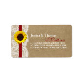 ザクラフト、レース&ひまわりコレクション – 赤 ラベル (正面)