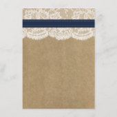 ザクラフト、レース&サンフラワーコレクション – ネイビー メニュー (裏面)