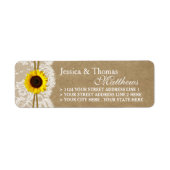 ザクラフト、レース&サンフラワー結婚ズコレクション ラベル (正面)