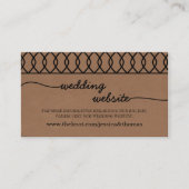 ザクラフモダントお洒落の結婚コレクション エンクロージャーカード (正面)