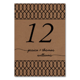 ザクラフモダントお洒落の結婚コレクション テーブルナンバー