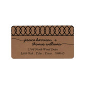 ザクラフモダントお洒落の結婚コレクション ラベル (正面)