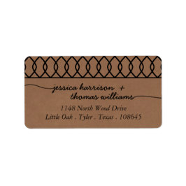 ザクラフモダントお洒落の結婚コレクション ラベル