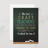 ザクラフ最高のト先生 サンキューカード (正面/裏面)