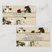 ザクラベリンとマグノリアファインアート 名刺 (正面/裏面)