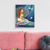 ザクラムシェルマーメイド – キャンバスプリントプリント キャンバスプリント (インサイチュ (リビング))