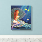 ザクラムシェルマーメイド – キャンバスプリントプリント キャンバスプリント (インサイチュ (ウッドフロア))