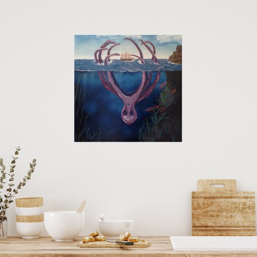 ザクラーケン ポスター (キッチン)