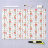 ザクリスマスくるみ割りティッシュペーパー 薄葉紙 (クラフト)