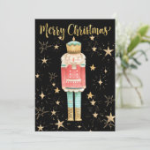 ザクリスマスくるみ割り金ゴールド星空の夜 シーズンカード (スタンド正面)