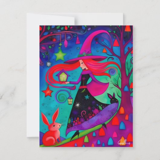 ザクリスマスウィッチ10デザインホリデーカード シーズンカード (正面)