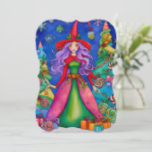 ザクリスマスウィッチ3デザインホリデーカード 招待状 (スタンド正面)