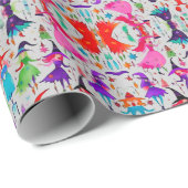 ザクリスマスウィッチ7デザインラッピング紙 ラッピングペーパー (ロールコーナー)